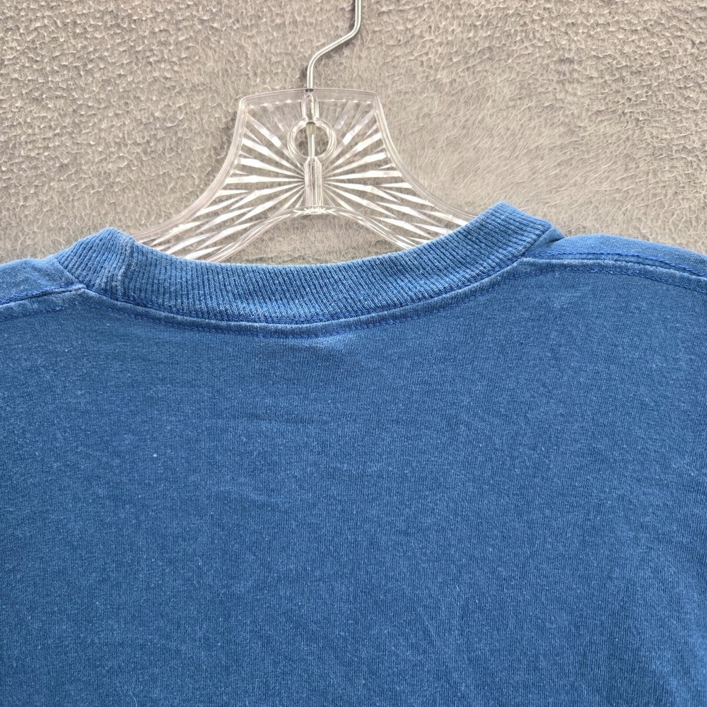 VINTAGE Oregon Men Shirt L Blue Sailboat Graphic Single Stitch 80s USA READ - Picture 12 of 14